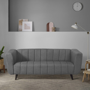 Sleepyhead Kiki Designed by Duroflex - High Density Foam & Premium Fabric 3 Seater Sofa