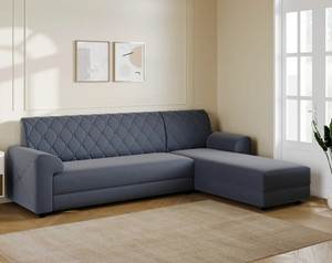 RM HOME Murphy RHS Fabric 6 Seater  Sofa