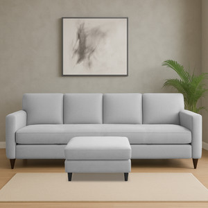 Casaliving Convo Solid Wood 5 Seater Sofa