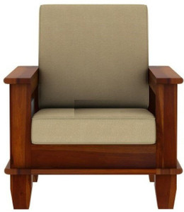 BRIGHTWOOD 1 Seater Sofa| with Cushion for Living Room & Office & Hotel Fabric 1 Seater  Sofa