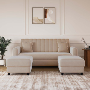 RM HOME Luna Fabric 5 Seater  Sofa
