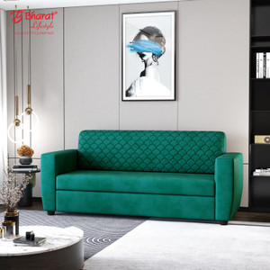 Bharat Lifestyle Deno Fabric 3 Seater  Sofa