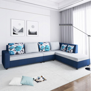 Flipkart Perfect Homes Porto Fabric 6 Seater  Sofa