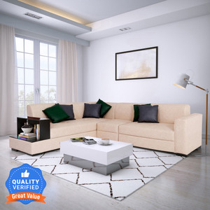 Flipkart Perfect Homes Conwy Leatherette 6 Seater  Sofa