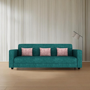 Mfur Molfino Fabric Sofa with Cushions for Living Room Office & Hotel Furniture Fabric 3 Seater  Sofa