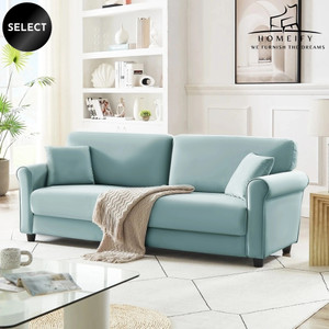 Homeify Blos 3 Seater Modern Comfy Sofa Set for Living Room Fabric 3 Seater  Sofa