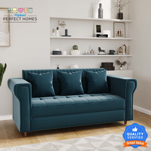 Flipkart Perfect Homes Joy Fabric 3 Seater  Sofa
