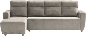 Wakefit Belize Left Aligned Chaise Fabric 5 Seater  Sofa