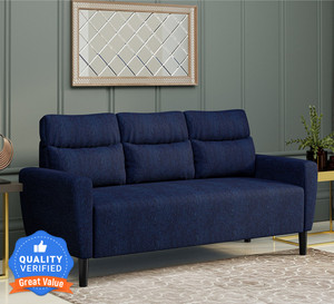 Flipkart Perfect Homes Julia Fabric 3 Seater  Sofa