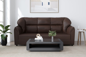 Artesia 3 Seater Sectional Leatherette Sofa Leatherette 3 Seater  Sofa