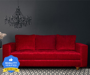 Seventh Heaven Rio 3 Seater Sofa, Extra Spacious, Chenille Molfino Fabric: 2 Year Warranty Fabric 3 Seater  Sofa