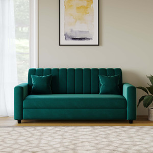 RM HOME Luna Fabric 3 Seater  Sofa