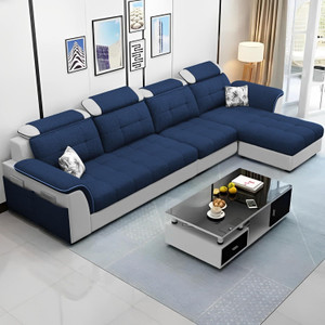 Casaliving Ella Fabric 6 Seater  Sofa