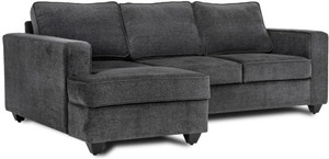 Wakefit Napper 2 Seater + Left Aligned Chaise Fabric 4 Seater  Sofa