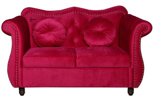 Soul Light Art MODERN FABRIC Hand Tufted 2 Seater Chesterfield Sofa for Home & Living Room Fabric 2 Seater  Sofa