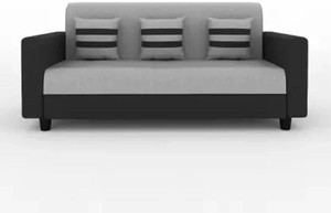 Livewell Jute Fabric 3 Seater Sofa - Image 6