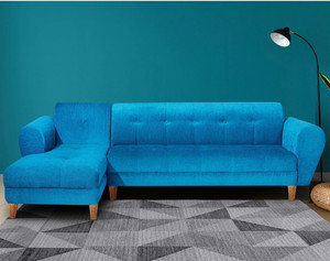 Seventh Heaven Milan 6 Seater Sofa, Extra Spacious, Chenille Molfino Fabric: 1 Year Warranty Fabric 6 Seater Sofa