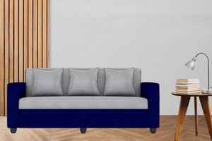 sugandha Premium Quality Jute Fabric 3 Seater  Sofa