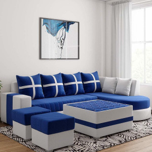 lifestyle furniture Leatherette 8 Seater  Sofa