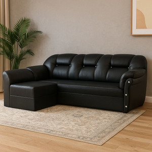 Flipkart Perfect Homes Leatherette 4 Seater  Sofa
