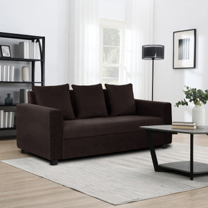Apostate Premium Quality Velvet Fabric 3 Seater  Sofa
