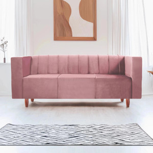 Seventh Heaven Sydney 3 Seater Sofa, Extra Spacious, Plush Suede Fabric 3 Seater  Sofa