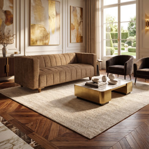 Seventh Heaven Tokyo, Extra Spacious, Chenille Molfino Fabric 3 Seater  Sofa