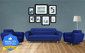 Seventh Heaven Milan, Chenille Molfino Fabric Fabric 3 + 1 + 1 Sofa Set