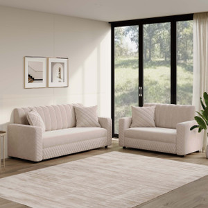 RM HOME Oliver Fabric 3 + 2 Sofa Set