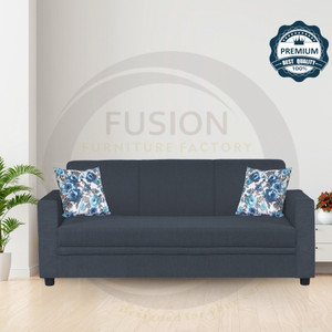 Fusion Furniture Factory Glamour Fabric 3 Seater  Sofa
