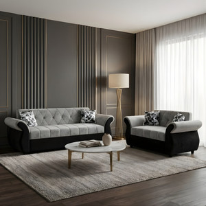 Bharat Lifestyle Alina Fabric 3 + 2 Sofa Set