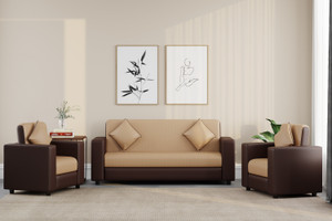 WESTIDO Emporio Fabric 3 + 1 + 1 Sofa Set