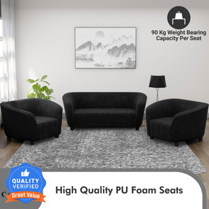 CARLTON LONDON Olivia Fabric 3 + 1 + 1 Sofa Set