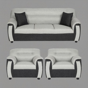 Fusion Furniture Factory Fabric 3 + 1 + 1 Sofa Set