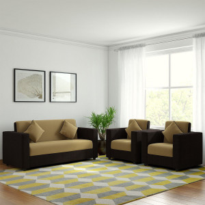 WESTIDO Emporio Fabric 3 + 1 + 1 Sofa Set
