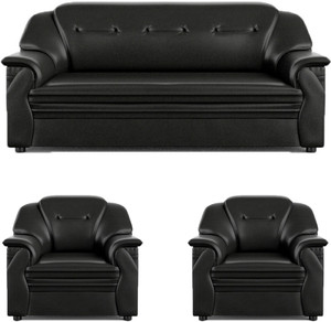 Sekar Lifestyle Polyurethane Series Leatherette 3 + 1 + 1 Sofa Set