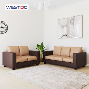WESTIDO Orlando Leatherette 3 + 2 Sofa Set