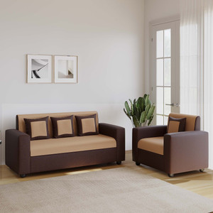 WESTIDO Emporio Fabric 3 + 1 Sofa Set