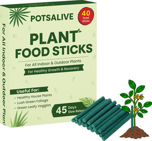potsalive Magic Stick Plant Food Fertilizer – Green Nutrient Sticks Fertilizer
