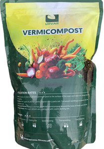 Urvar Organic Vermicompost Fertilizer for Plants Fertilizer, Manure, Potting Mixture, Soil