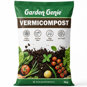 Garden Genie Organic Vermicompost Manure for Plant & Vegetables -5KG Manure