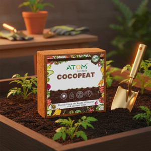 MAQ P COCOPEAT 5KG BLOCK (Coirpith or Coco fibre or CocoPeat) for Terrace Manure