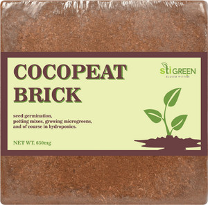STIGREEN Cocopeat Block for Home Garden Plants Potting Mixture