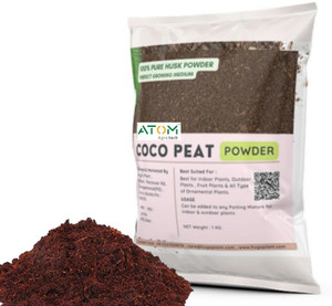 ATOM Agrotech Pure COCOPEAT LOOSE POWDER 5kg for all Garden Plants Potting Mixture