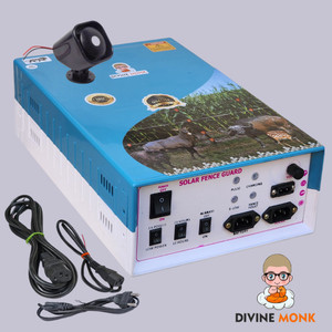 DIVINEMONK ZATKA Machine Fence Energizer For Agricultural Farms ( 70 Acres) MPPT Solar Charge Controller