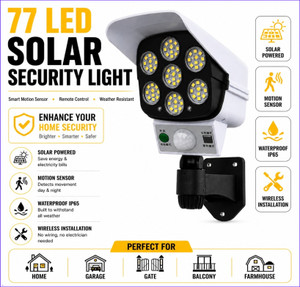 SKYBUCKET Solar Motion Sensor Light for Gate Garage Balcony Solar Light Set