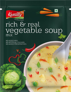 Kwality Rich & Real Veg Soup mix, Ready-to-Cook, Premium Quality Ingredients