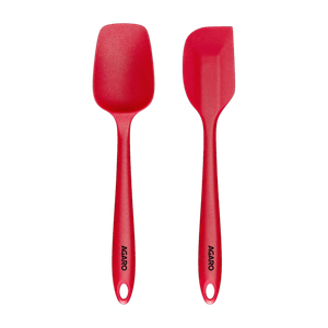 AGARO Delux Silicone Spatula Set of 2, Mixing Spatula