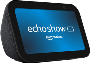 Alexa Echo Show 5 | Smart display with Alexa, 2x bass & camera for home monitoring with Alexa Assistant Smart Speaker