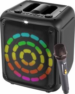 ZEBRONICS THUMP 300 , BT 5.0 , TWS Function,RGB LED Lights,Karaoke 30 W Bluetooth Home Audio Speaker  (Black, Mono Channel)